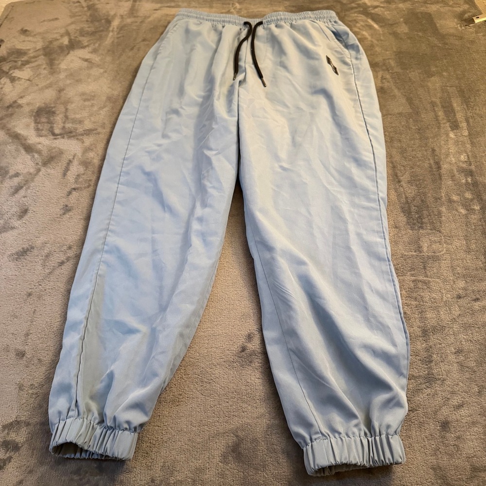 SHEIN Light Blue Jogger Pants Classic Wear Baggy Style 1979 Mens Medium 30x26.5"